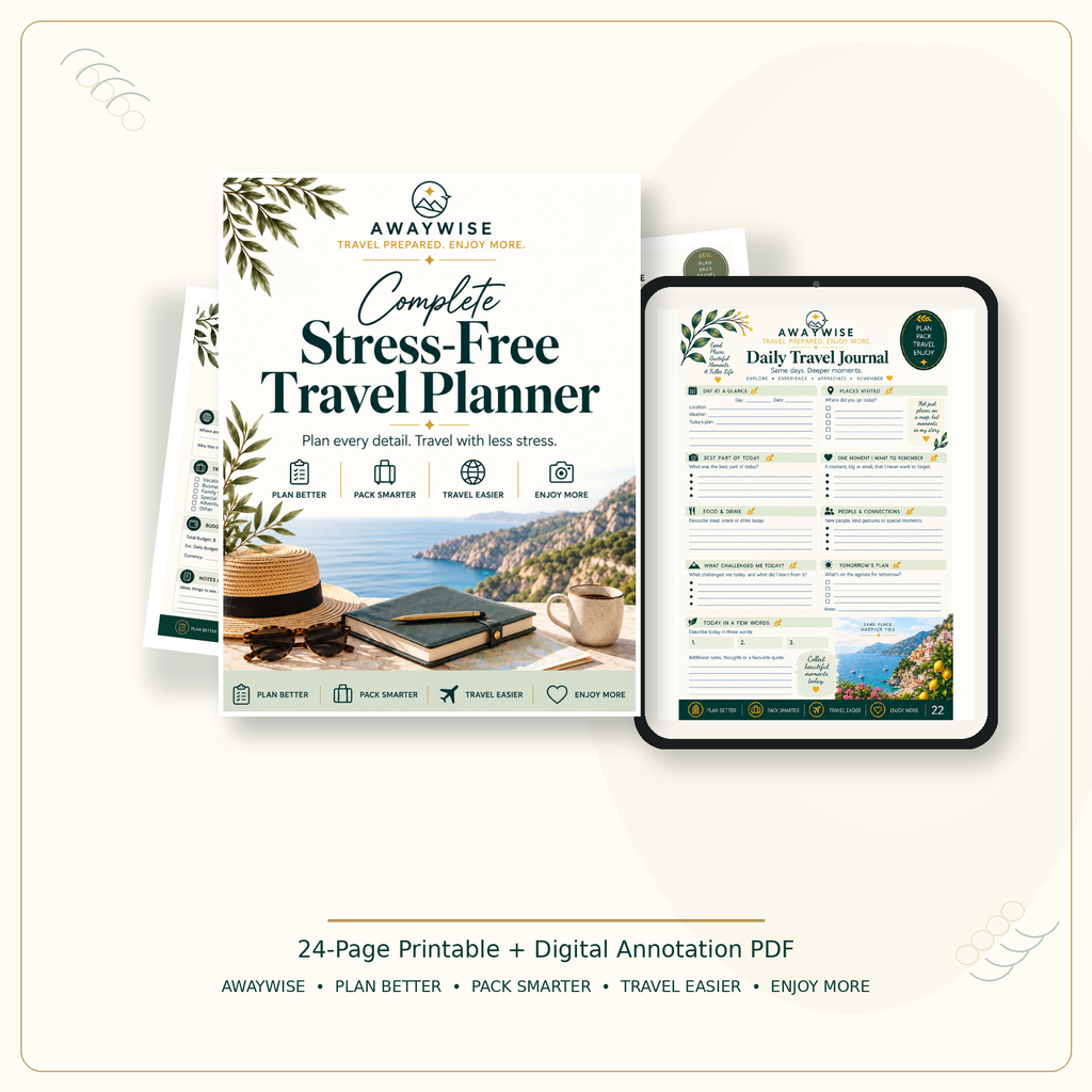 AWAYWISE Complete Stress-Free Travel Planner hero image