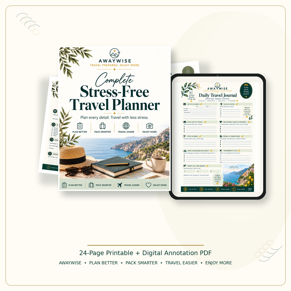 AWAYWISE Complete Stress-Free Travel Planner hero image